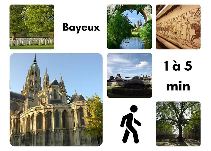 Centre-ville Bayeux, A Pied ! Apartman *